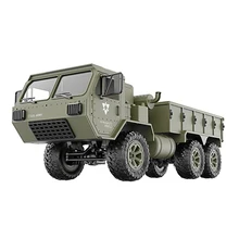 Fayee RC военный грузовик 1/12 2,4G 6WD с дистанционным управлением, военный грузовик RTR, гусеничный автомобиль, светодиодный светильник, игрушки для мальчиков