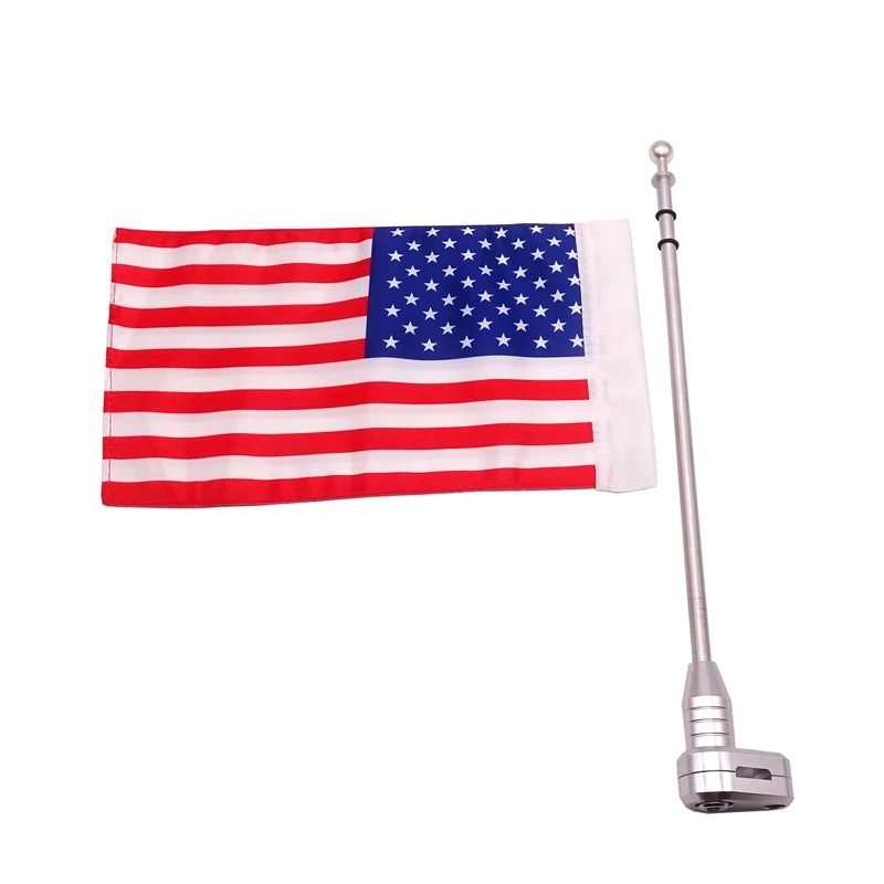 Bandanna Skull Flag 1 Pc 1//4/" Whip Flag Pole NEW 7 ft no Mounting Hardware