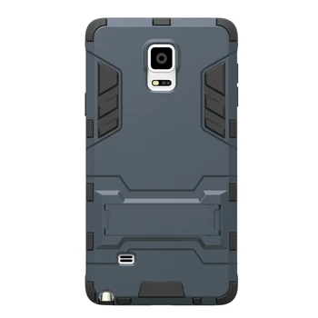 

Armor Case for Samsung Galaxy Note 4 N9100 Heavy Duty Hybrid Hard Rugged Silicone Rubber Phone Cover Coque with Stand Function