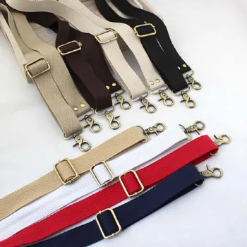 

3 pcs 80~150CM length of the adjustable Cotton Stape fabric Handbags Belt 3 cm wide diy bag leather straps quilt handmade