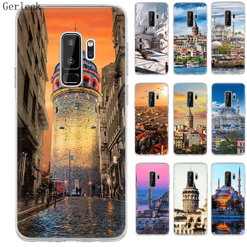 Чехол для Samsung Galaxy J1 J2 J3 J5 J7 Prime 2015 2016 2017 Турция Стамбул Sceneary Building Hard Pc чехлы |
