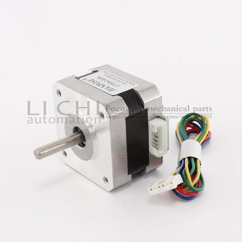 شحن مجاني CE شهادة 1 قطعة 17HS2408 4-الرصاص نيما 17 محرك متدرج 42 موتور 42 BYGH 0.6A CECNC الليزر و 3D طابعة المحرك