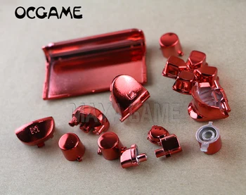 

OCGAME 10sets/lot Full Buttons For PS4 Controller Gamepad Video Game Thumbsticks Dpad Home Button Controller R1 L1 R2 L2