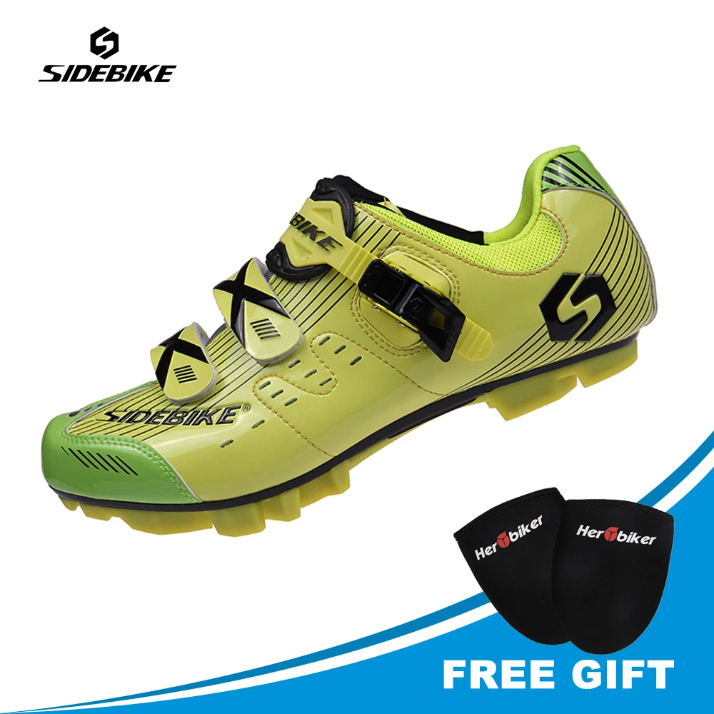 SIDEBIKE Professional Men Cycling font b Shoes b font Mtb Mountain Lighted font b Shoes b