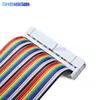 Newest 20cm 40 PIN 40PIN Way GPIO Rainbow Ribbon Cable For Raspberry Pi Model B / Model B+ ► Photo 3/6