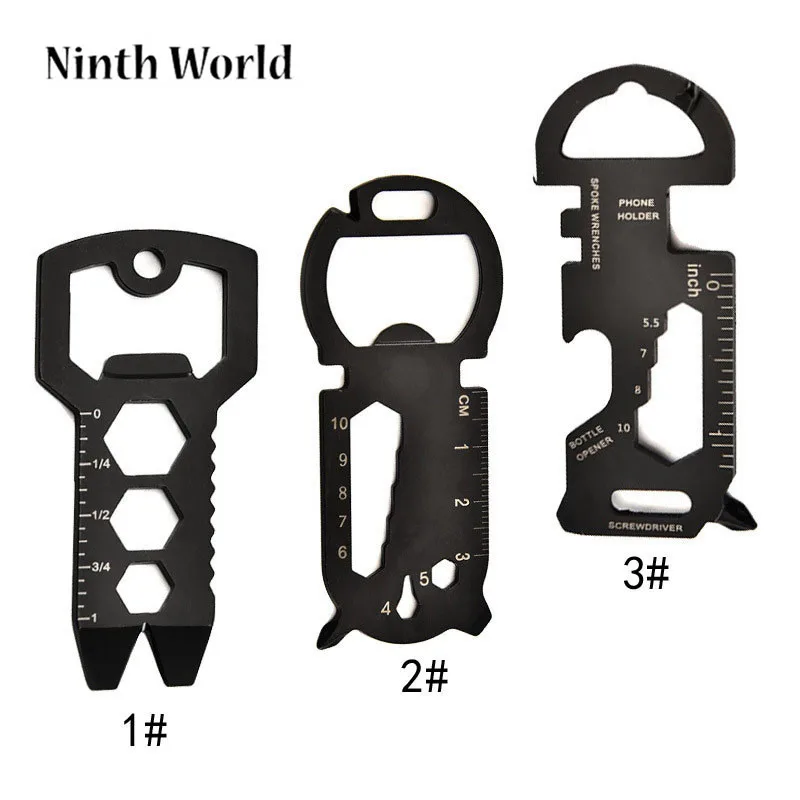 

3PCS Outdoor Portable Multi-function Combination Tool Card Stainless Steel EDC Pocket Card Tool