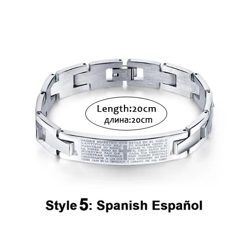Effie queen, модный мужской браслет, браслет из нержавеющей стали и браслеты, крестообразный дизайн, 12 мм, широкий браслет, ювелирное изделие для мальчика IB37 - Окраска металла: IB37