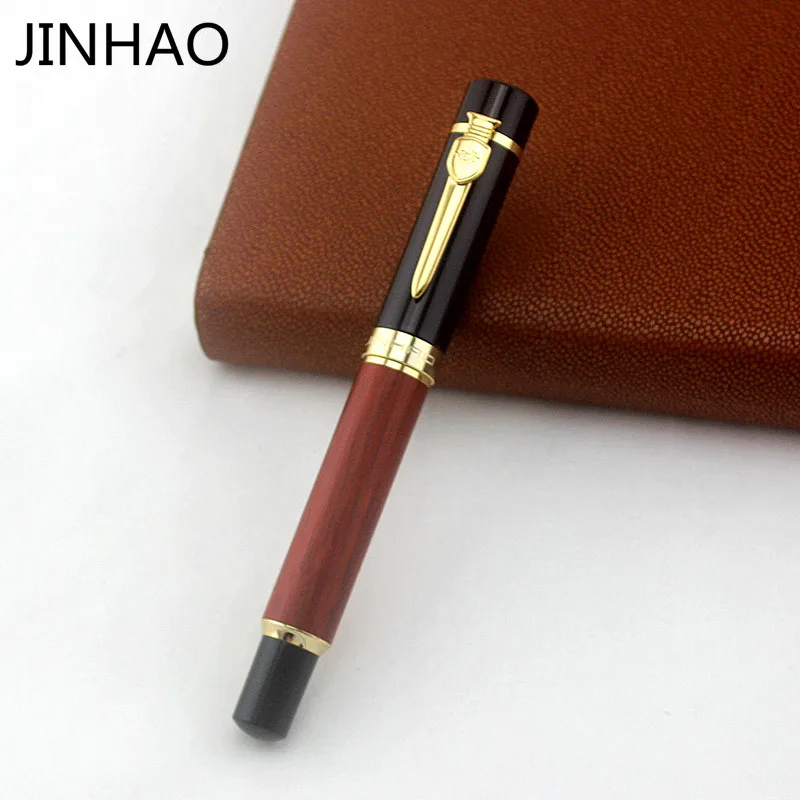 JinHao 650 роскошная деревянная перьевая ручка с наконечником 0 5 мм