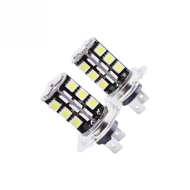 2x H7 светодиодный светильник Canbus без ошибок 27 SMD 5050 светодиодный супер яркий белый светильник лампа Автомобильная гирлянда Новинка