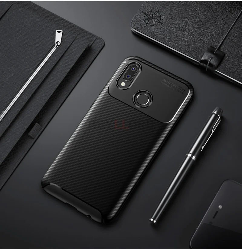 

Shockproof Case For Huawei P20 Pro Lite Armor Cases Soft TPU Cover For Huawei P20 Lite Nova 3e Business Case