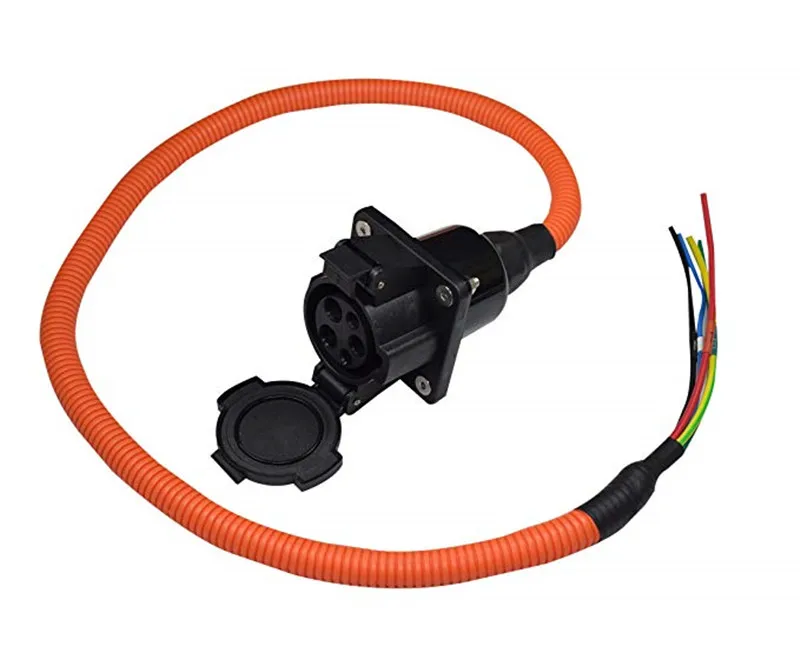 

AC Charging Socket 250V 16A 1 meter Cord SAE J1772 For EV Charger Electric Vehicle Car Charger