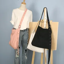 YILE твердая хлопковая холщовая хозяйственная сумка с петельками регулируемый ремень 3 цвета zt10352