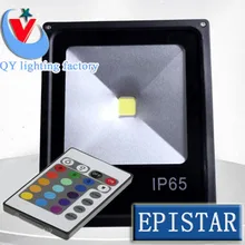 50 шт. DC12V DC24V RGB черный пруд лампа 10 Вт 20 Вт 30 Вт 50 Вт поле Светодиодный прожектор настенный светильник освещение на игровой площадке