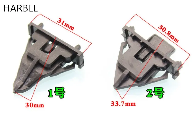 

HARBLL 10pcs For 07 - paragraphs 14 FJ cool lu ze 7-9 land cruiser front fender liner fixed card retaining clip