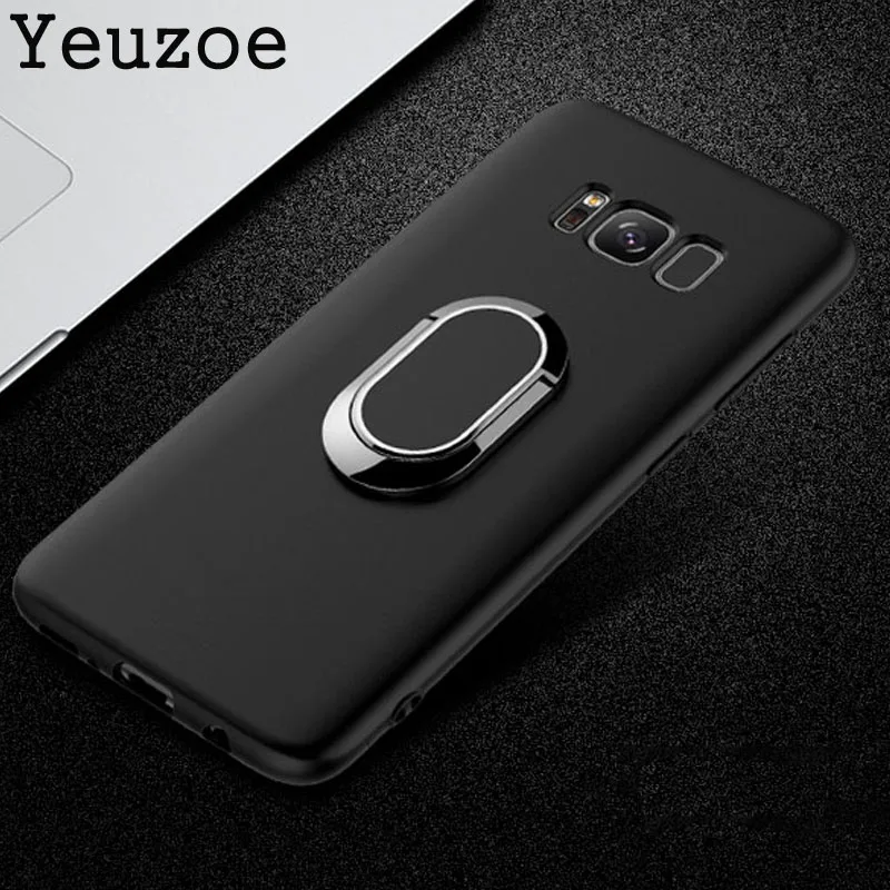 Для Samsung Galaxy S8 S9 Plus Мягкий силиконовый чехол для Note 8 Note8 автомобильный держатель