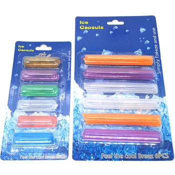 

LOMOINT 6pcs Hookah Ice Capsuls Feel the Cool Breez Mouthpiece Shisha Ice Bag Sheesha Chicha Accessories 5.5cm 11cm Length
