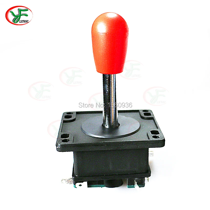 2 шт./лот Испанский Стиль джойстика красный и черный topball с 4 Microswitch для аркадная машина DIY аркадная игра наборы