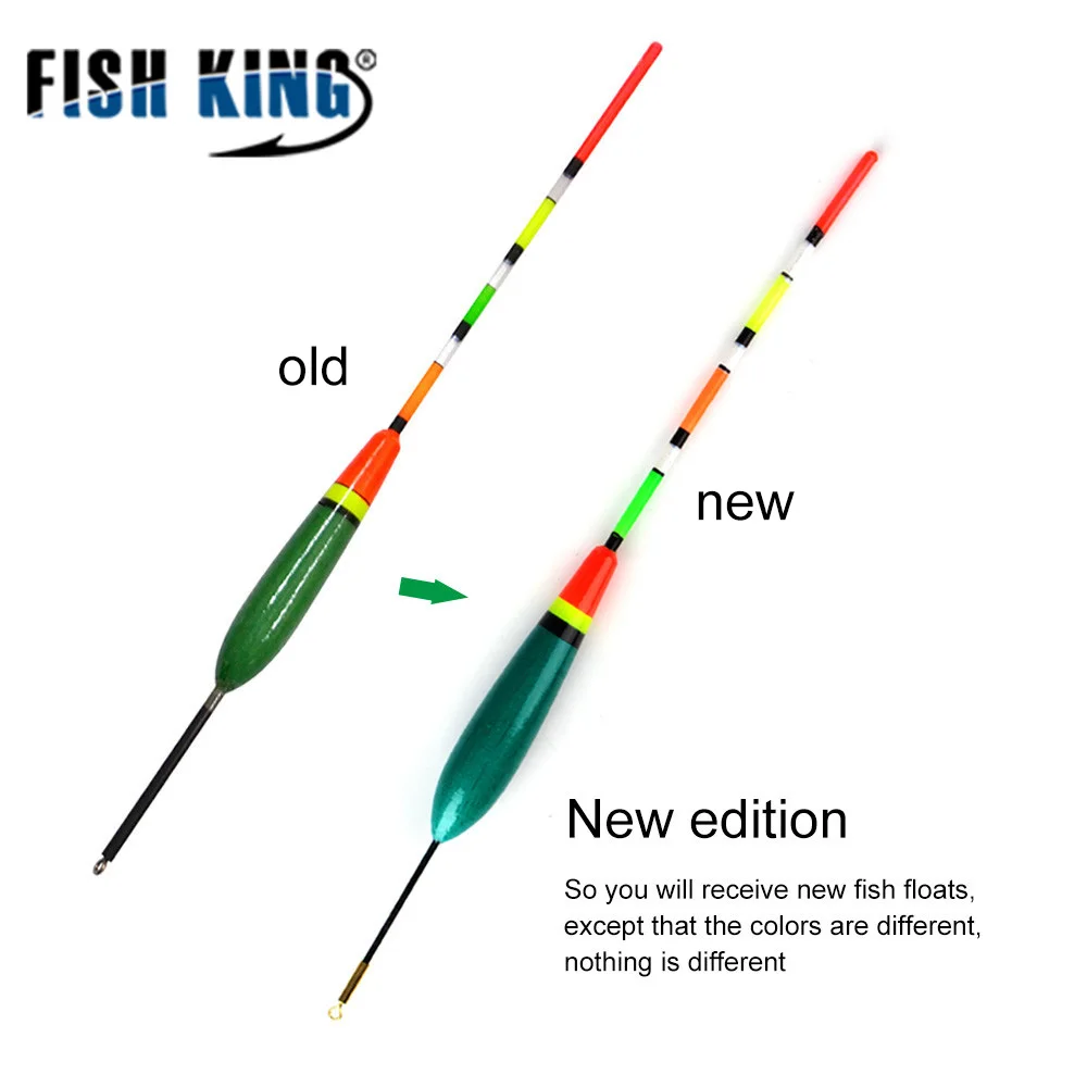 FISH KING 3 шт./партия Новое поступление 4 г 5 6 плавающий поплавок для рыбалки трубка