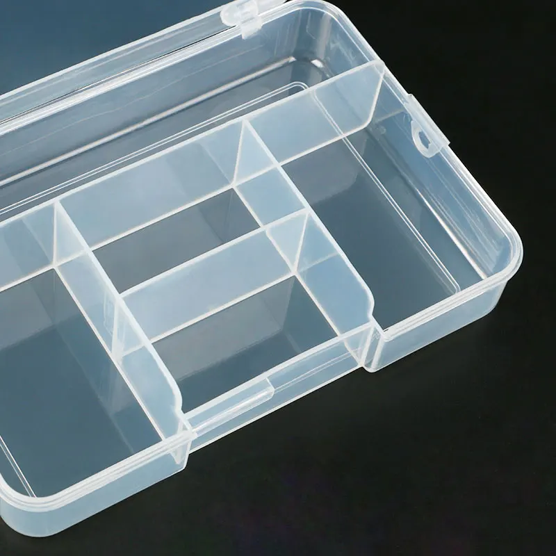 Caja de contenedor de plástico electrónico para caja de herramientas SMD SMT tornillo de costura PP transparente rosa azul componente caja de almacenamiento Caja de contenedor de plástico electrónico para caja de herramientas SMD SMT tornillo de costura PP transparente rosa azul componente caja de almacenamiento