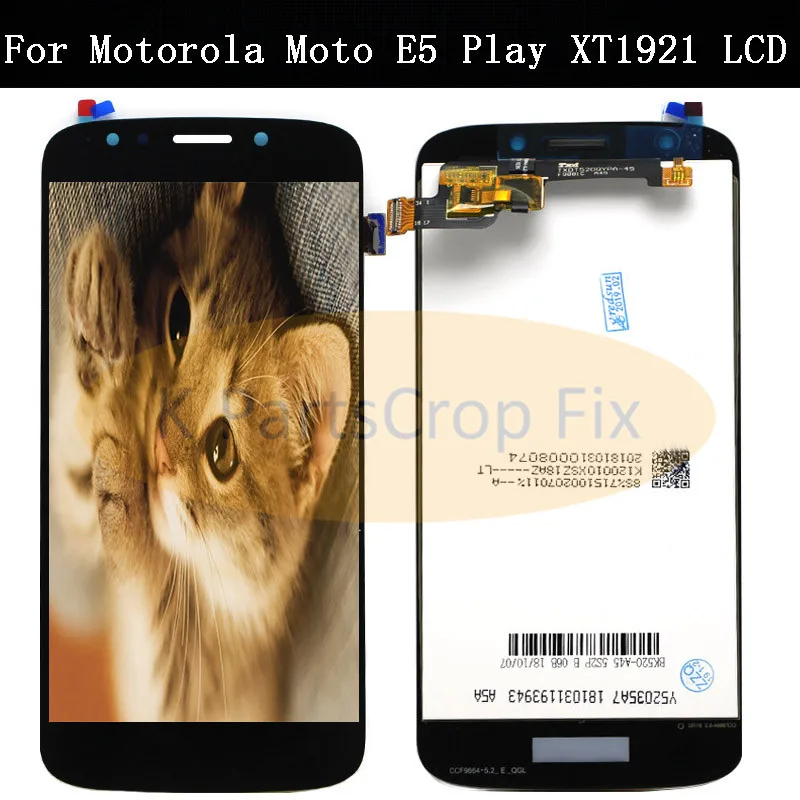5 2 ''для Motorola Moto E5Play XT1921 ЖК-дисплей кодирующий преобразователь сенсорного