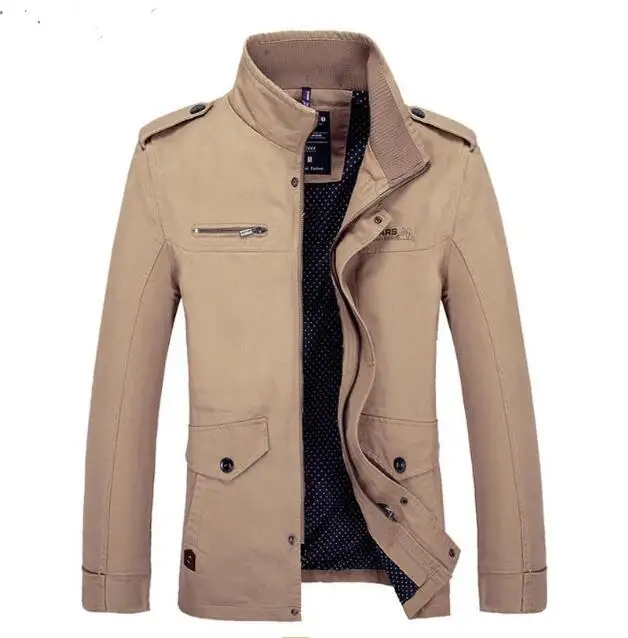 

2018 Brand New Arrival Male Jacket Slim Fit High Quality Mens Autumn Clothing Man Jackets Zipper Warm Cotton-Padded