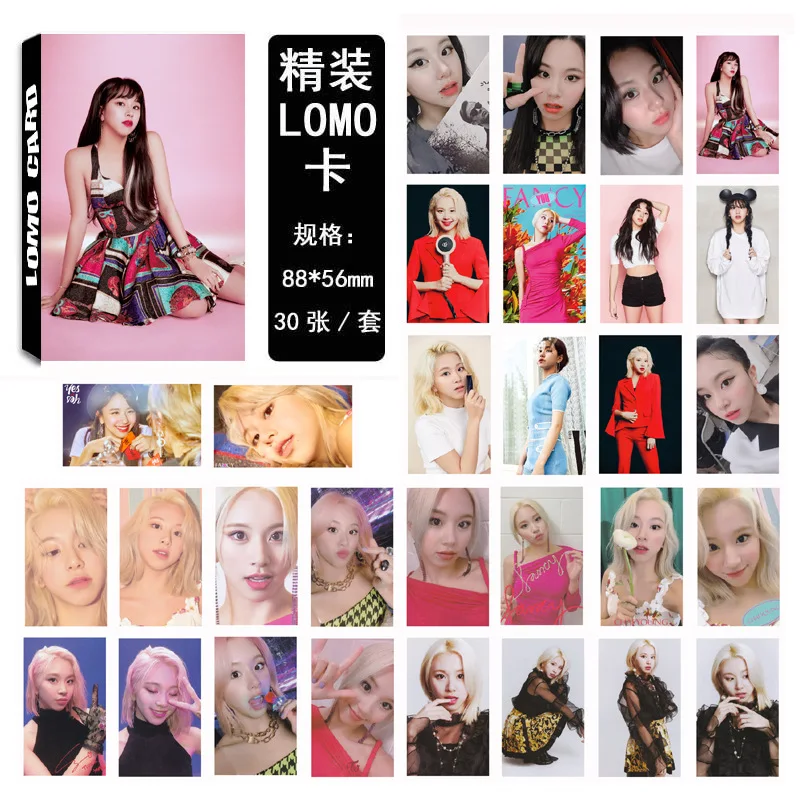 30 шт./компл. KPOP Девушки 08 фантазии альбом HD фото карты ПВХ карты самодельные ЛОМО карта Фотокарта