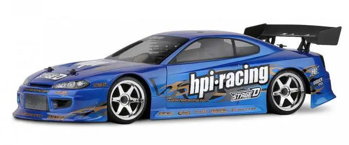 

original HPI 1/10 on road blue body HPI RS4 3 Evo forHPI SPRINT 2 1969 RS4 3 Evo FW06