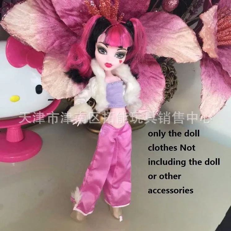 Модная партия для продажи, Оригинальная одежда monster high, кукольная юбка, костюм для отдыха, аксессуары для одежды