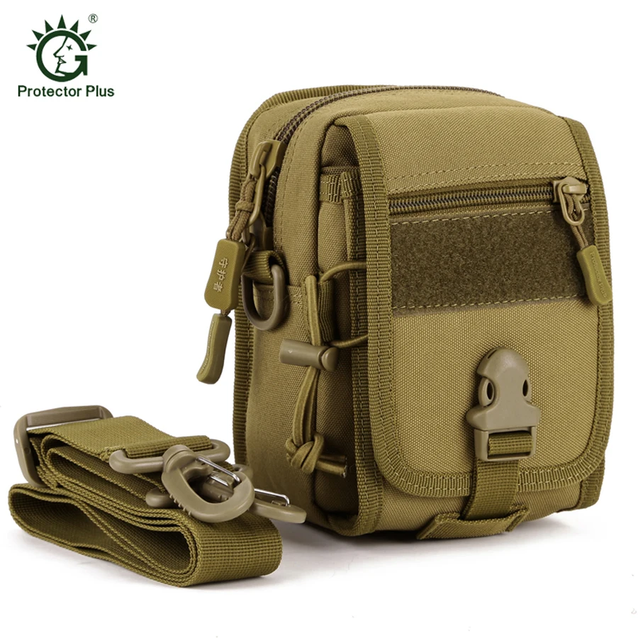  Outdoor Sport Camousflage Running Waist Bag Molle Military Tactical Waist Fanny Shoulder Bag For 5.