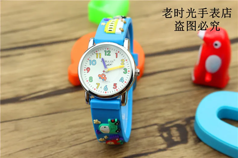 2019 Элитный бренд Nazeyt 3D Мини автомобиль дизайн аналоговый ремешок для маленьких мальчиков и девочек детские наручные часы, высокое качество