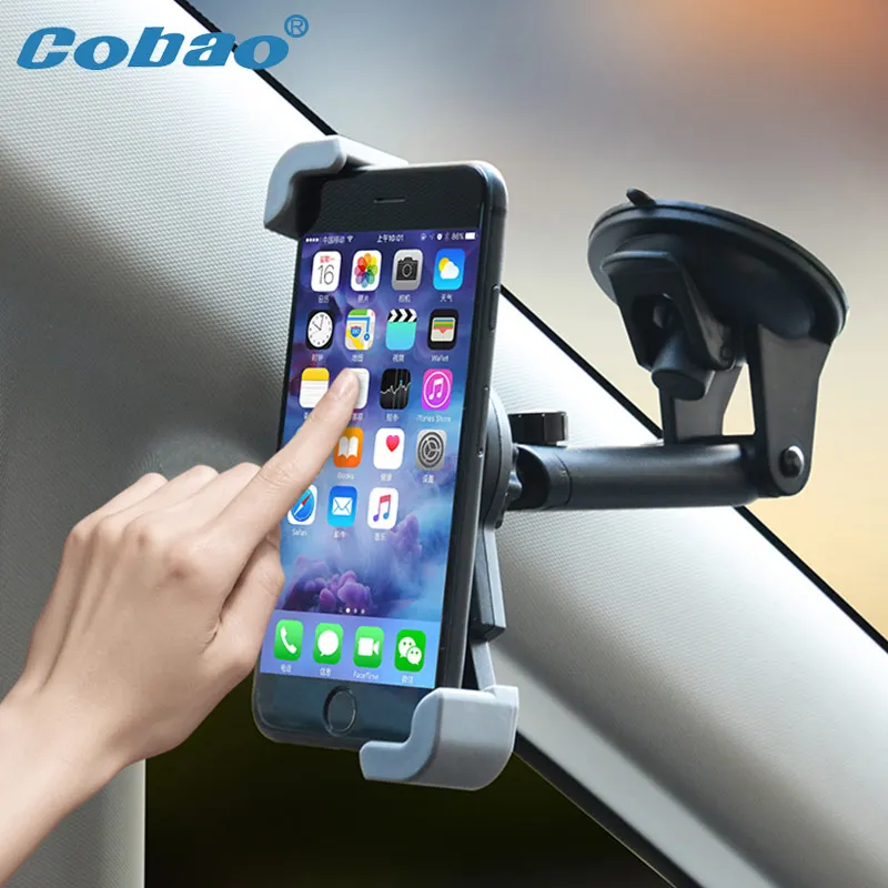 Cobao Universal Mobile Car Holder 360 degree Retractable Cell Phone
