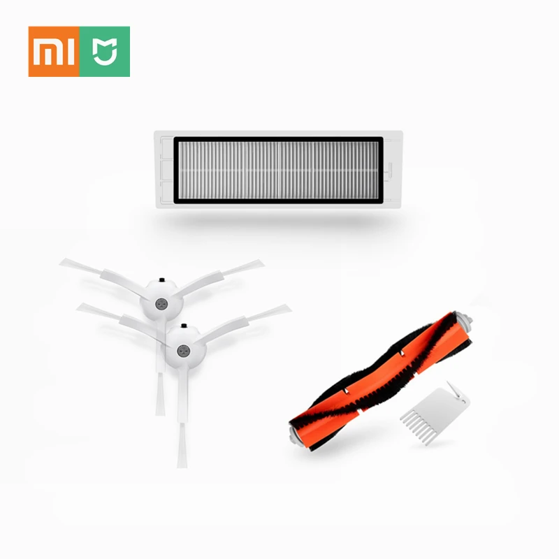 Xiaomi Робот Пылесос Комплекты Запасных Частей Замена Щетки х 2 шт. HEPA Фильтр 1