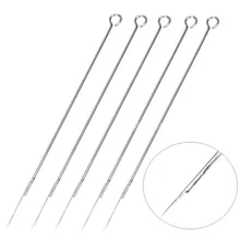 Профессиональный 50 шт. Ассорти стерилизовать одноразовые Иглы для татуажа Круглый Liner 1RL ИГЛЫ Перманентный макияж agujas пирсинг tatouage