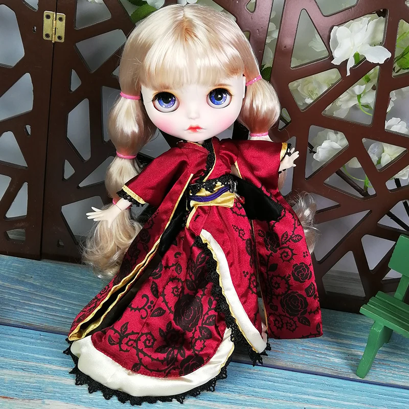 Bjd кукла ткань платье Набор для 1/6 bjd кукла худенькая девушка одежда полный комплект на заказ