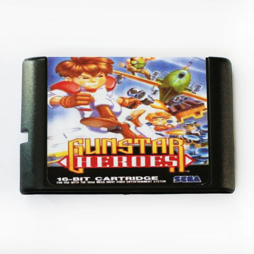 

Gunstar Heroes 16 bit MD Game Card For Sega Mega Drive For SEGA Genesis