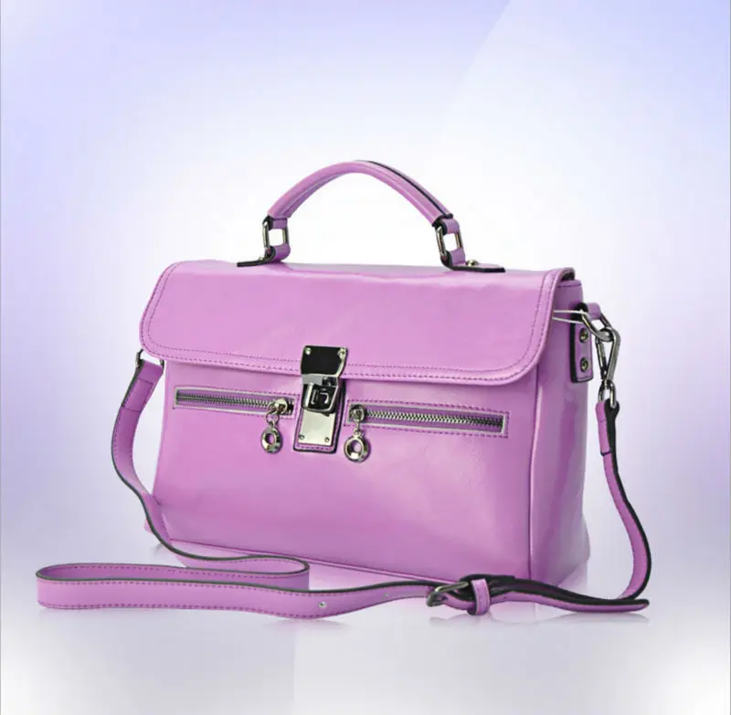 2015 New Women Messenger Bags Fashion Genuine Leather Handbag Portable Shoulder Bag Crossbody YQ-0718 | Багаж и сумки