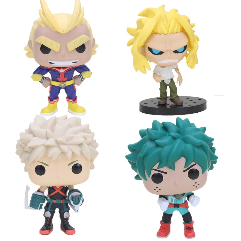 

10-14cm Q Version My Hero Academia Action Figure toy Boku no Hero Akademia Izuku Katsuki All Might PVC Figure Toy Doll