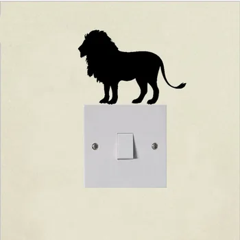 

WANGZHIMING new cartoon DIY 3d wall stickers for kids rooms Lion Tribal for wall stickers bedroom home decor living room