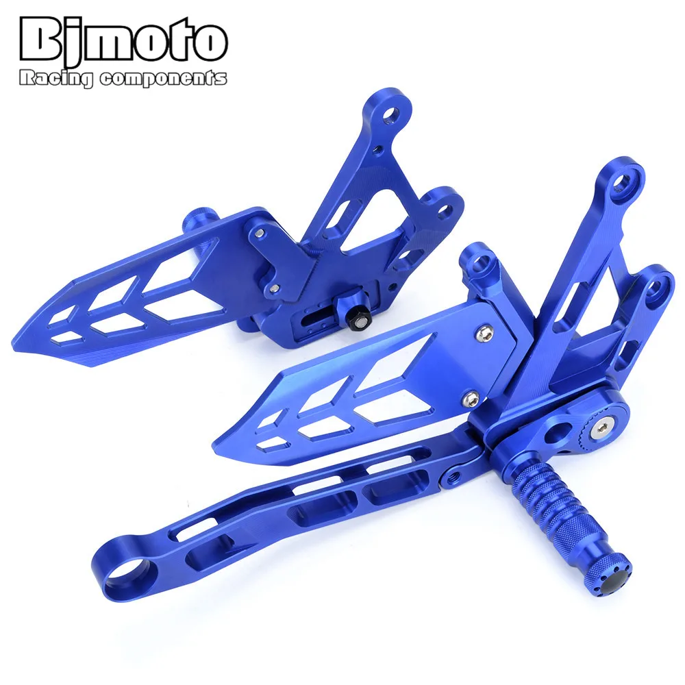 

Bjmoto For Yamaha MT-10 MT10 FZ-10 FZ10 2016 2017 Motorcycle CNC Adjustable Footrest Rearsets Rear Set Moto Pedal