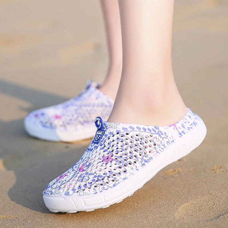

2019 womens casual Clogs Breathable beach sandals valentine slippers summer slip on women flip flops shoes home shoes for women