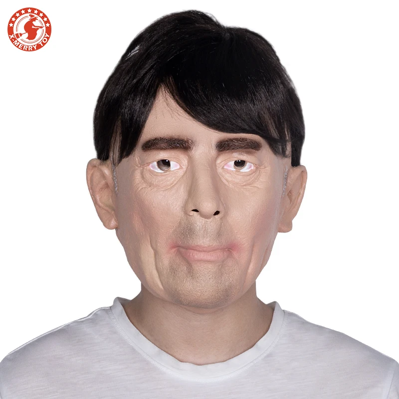 

Celebrity Germany Football Coach Loew Mask Latex Full Head People Masks Human