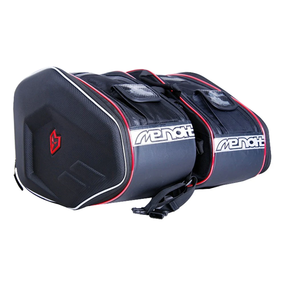 

CUCYMA Motorcycle Bag Motorcycle Riding Travel Bags Moto Rear Seat Bag +Rain Cover Bilateral Package Saddle Bag