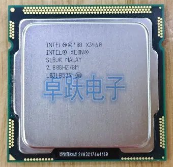 Lntel Xeon X3460 2,8G/8 M LGA1156 четырехъядерный серверный процессор SLBJK равный i7 860 3460