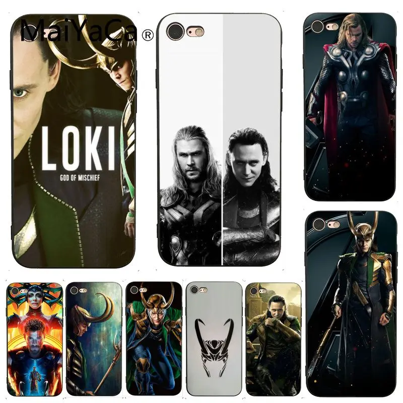 

MaiYaCa For iphone 7 Case Loki Thor Newest Newest Cute Phone Case for iPhone X 8 7 6 6S Plus X 5 5S SE XS XR Case