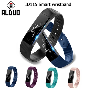 

ALANGDUO ID115 Smart Bracelet Fitness Tracker Pedometer Bluetooth Sleep Monitor Alarm Clock Sports Smart Watch For Android IOS