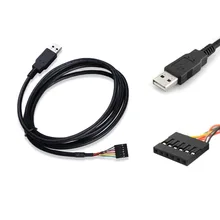 TTL-232R-3V3 usb para ttl serial cabo adaptador ftdi chipset ft232 usb para 3.3v 5v ttl uart serial rs232 cabo de download