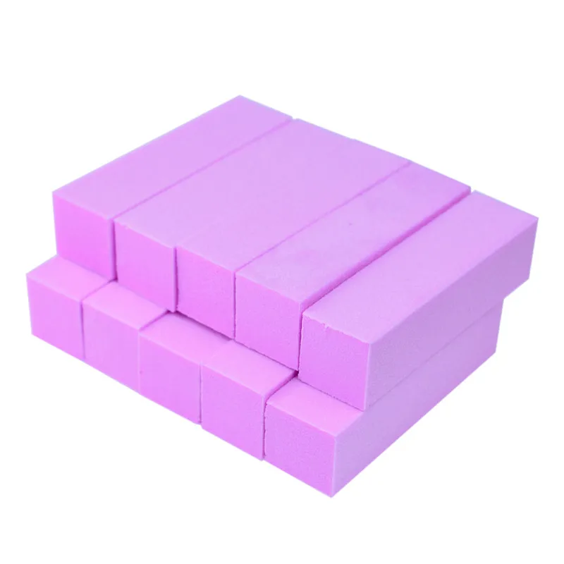 10pcs 4 Ways Buffer Buffing Sanding Files Acrylic Pedicure Manicure Polish Nail Buffer Buffing Block Set