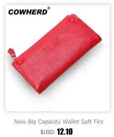 Best Quality! Women Oil Wax Genuine Cowhide Leather Long Zipper Wallet Lady Fashion Clutch Purse Bag With Strap 7 colors 2153