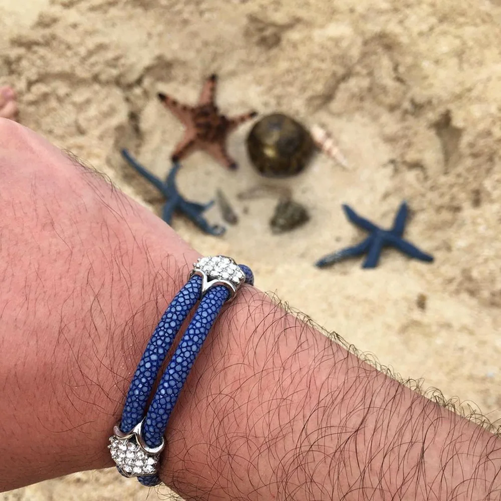 stingray leather bracelet