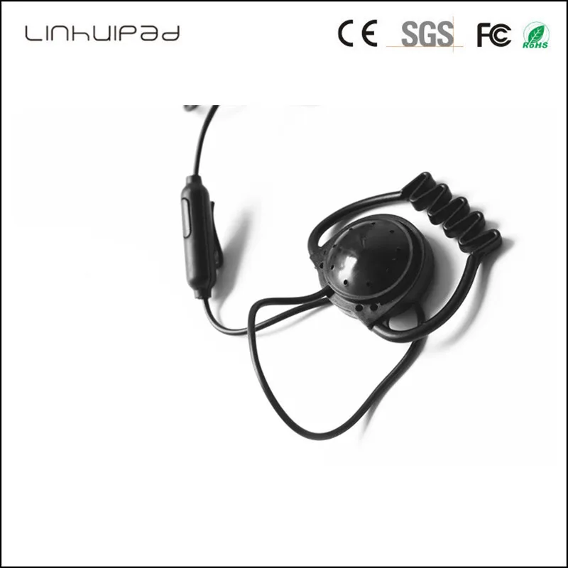Linhuipad F 02 3 5MM stereo Ear Hook Earphone cheap headphone Tour Guide System For Visit Tourism Conference Teaching Training